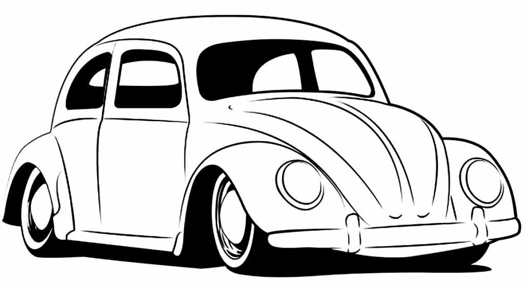 desenhos de fusca para colorir 23