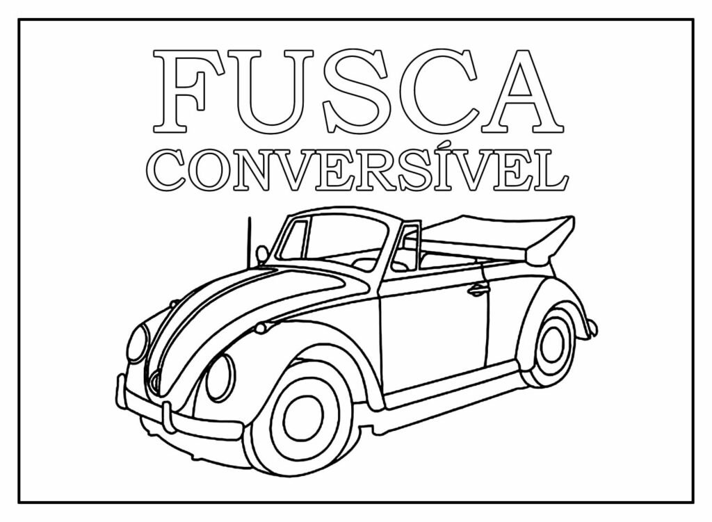 desenhos de fusca para colorir 34