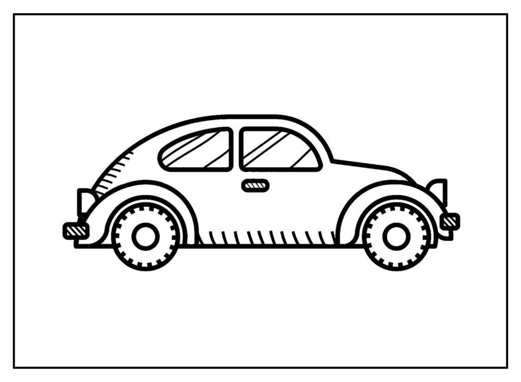 desenhos de fusca para colorir 7