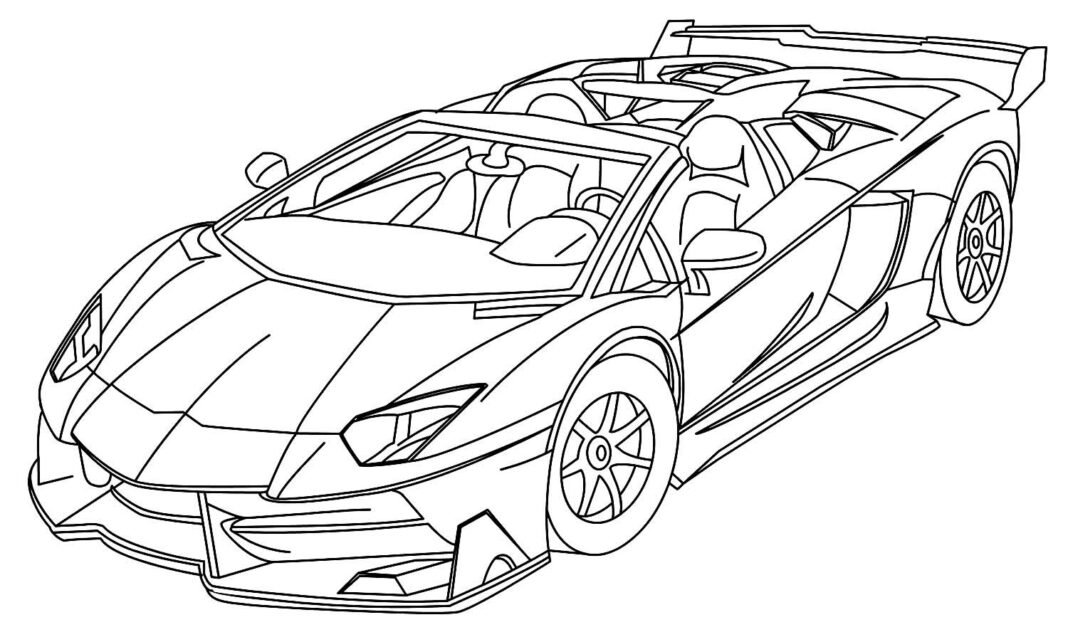 Desenhos De Lamborghini Para Colorir E Imprimir Aprender A Desenhar