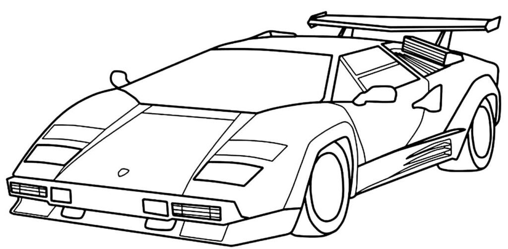 desenhos de lamborghini para colorir 20