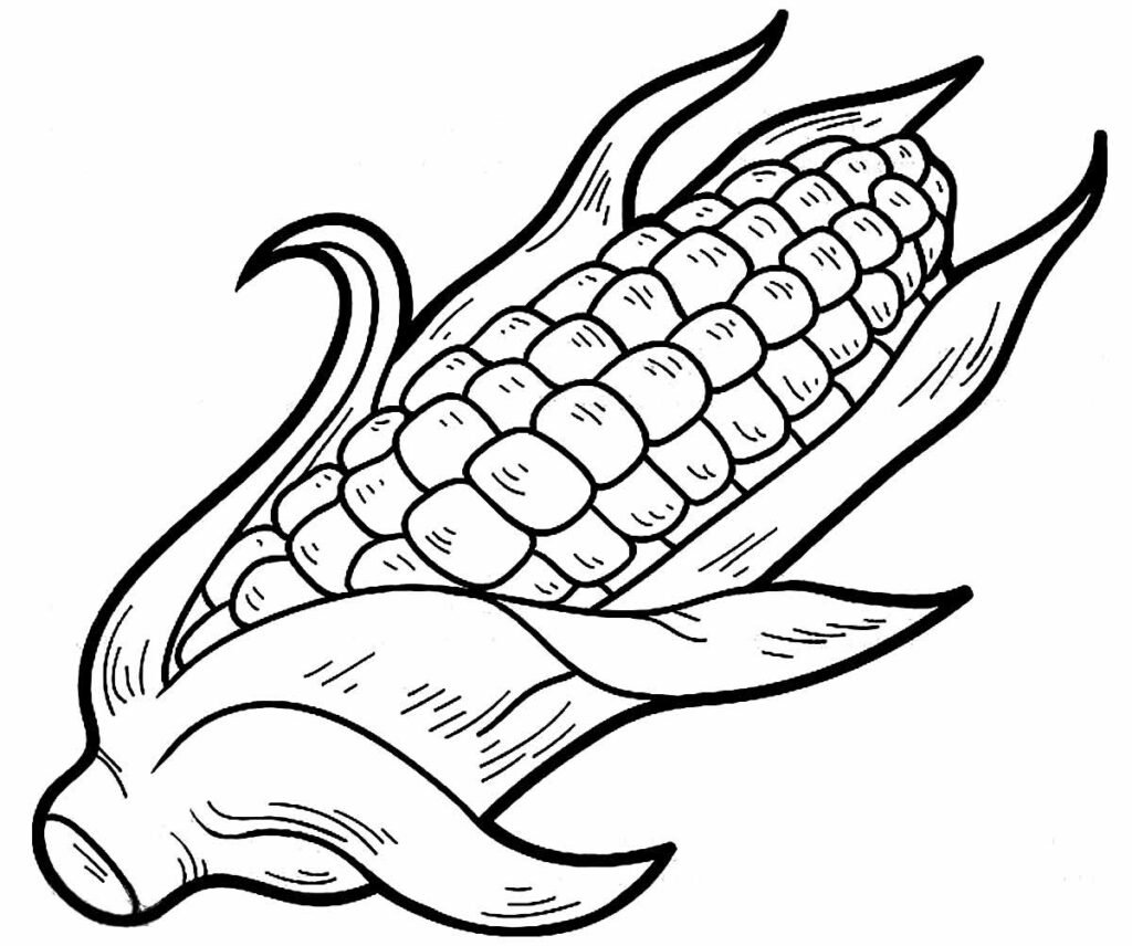desenhos de milho para colorir 14