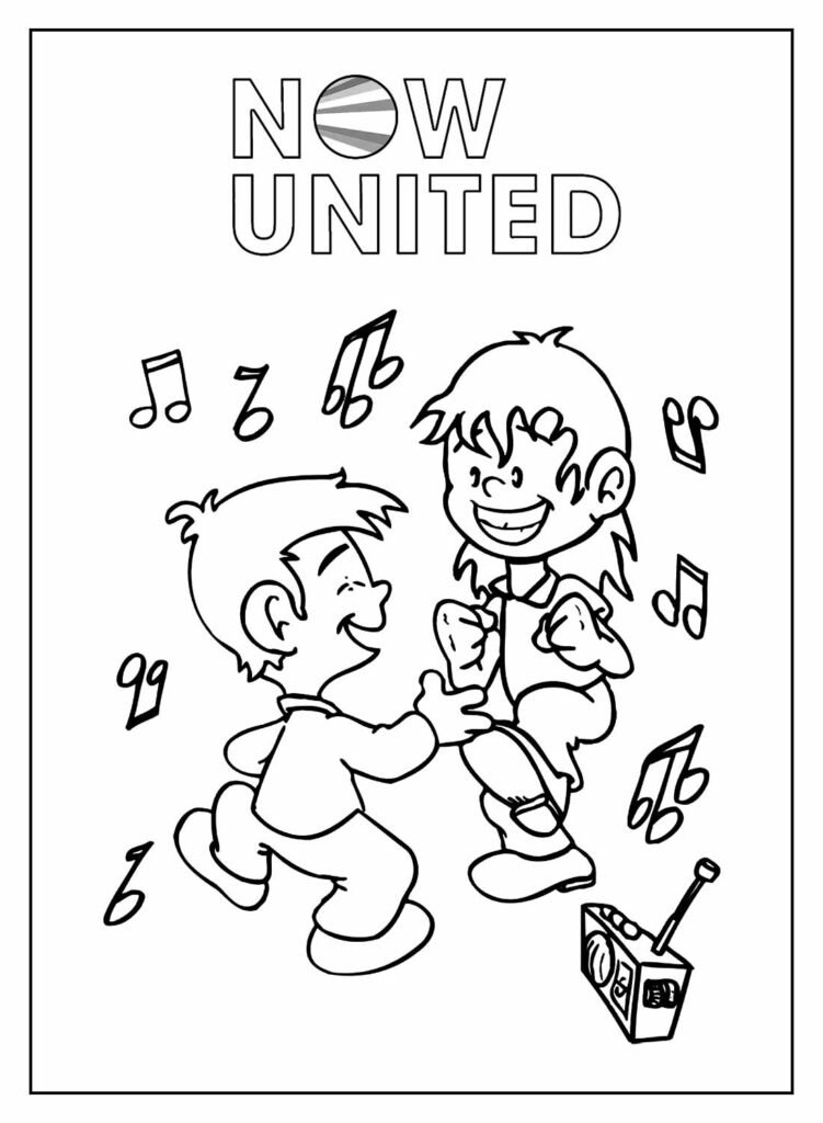 desenhos de now united para colorir 23