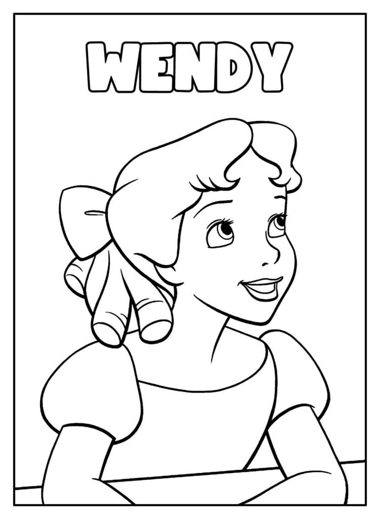 desenhos de peter pan para colorir 43