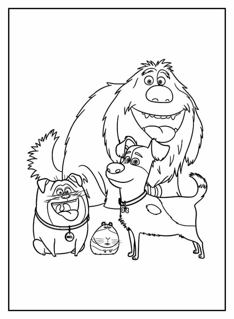 desenhos de pets para colorir 39