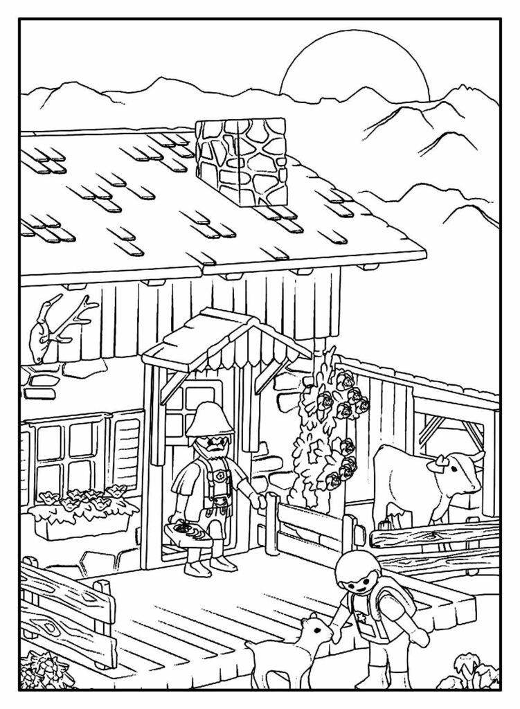 desenhos de playmobil para colorir 13