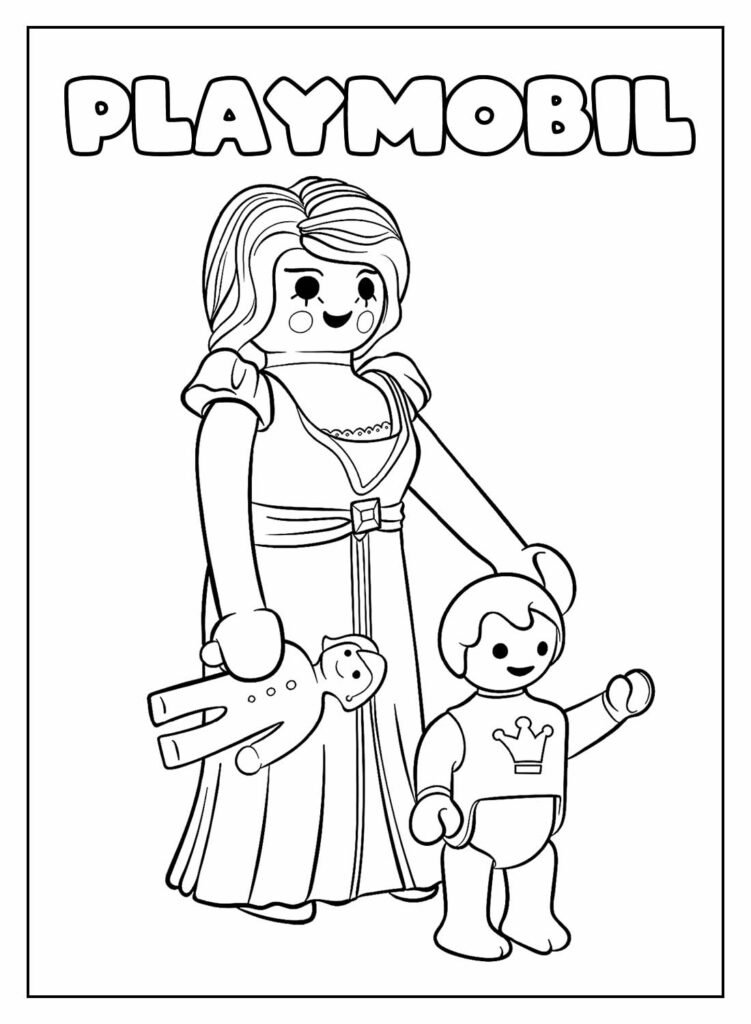 desenhos de playmobil para colorir 16