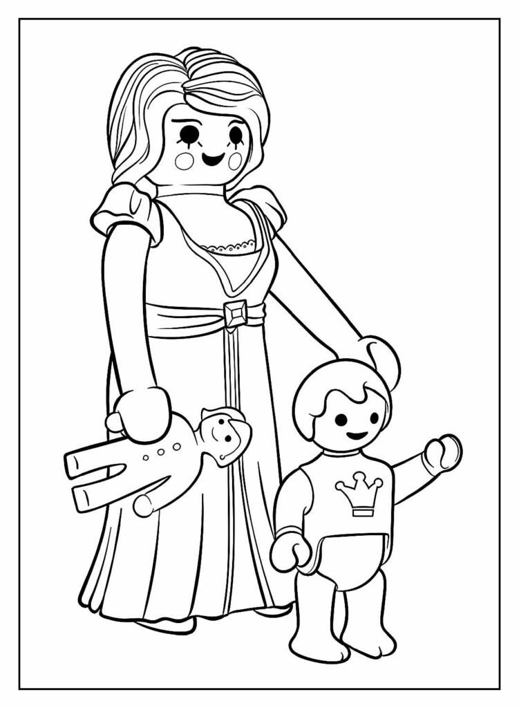 desenhos de playmobil para colorir 19