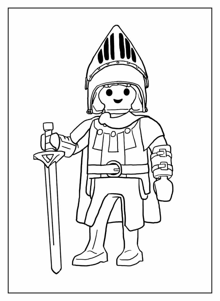 desenhos de playmobil para colorir 21