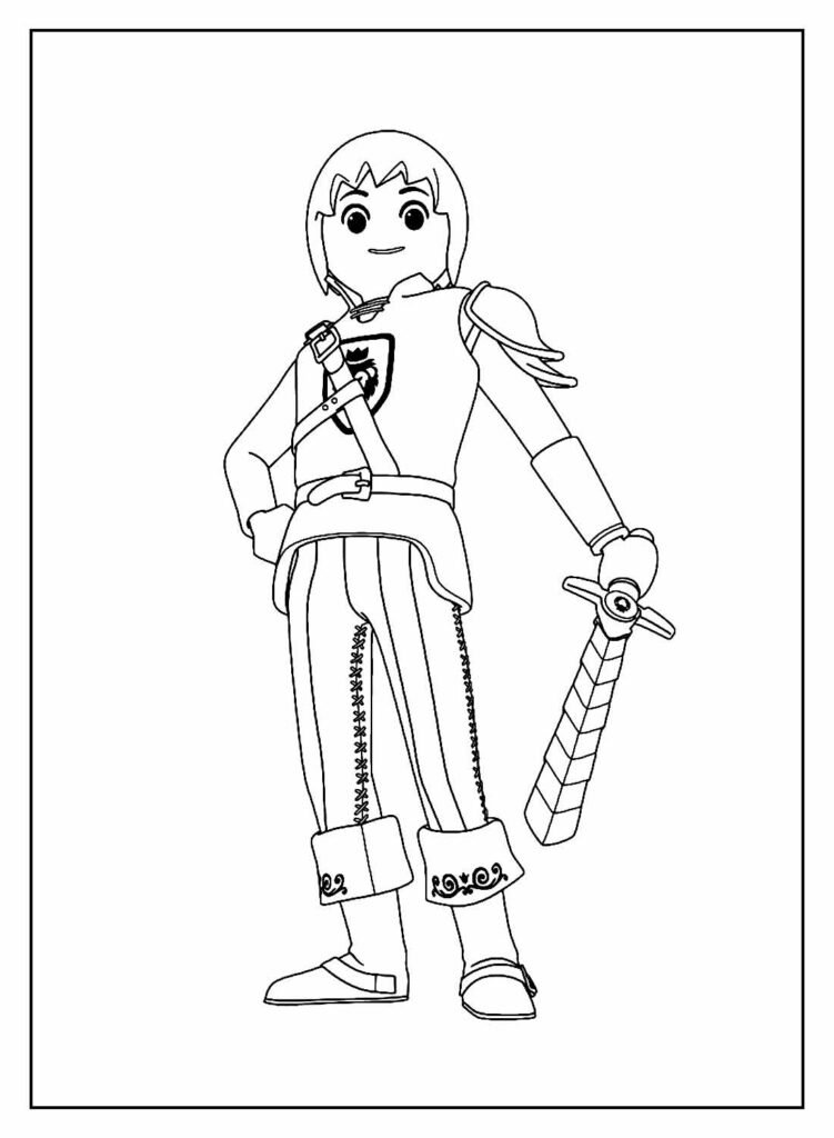 desenhos de playmobil para colorir 24