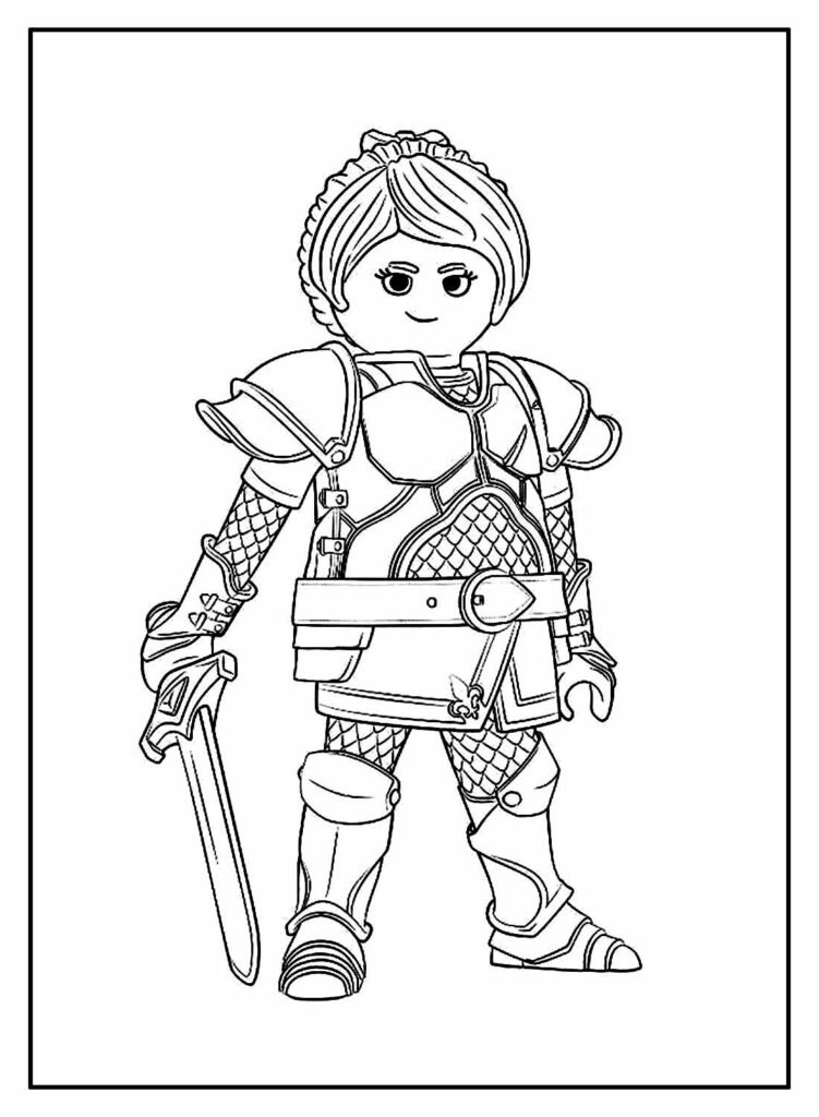 desenhos de playmobil para colorir 5