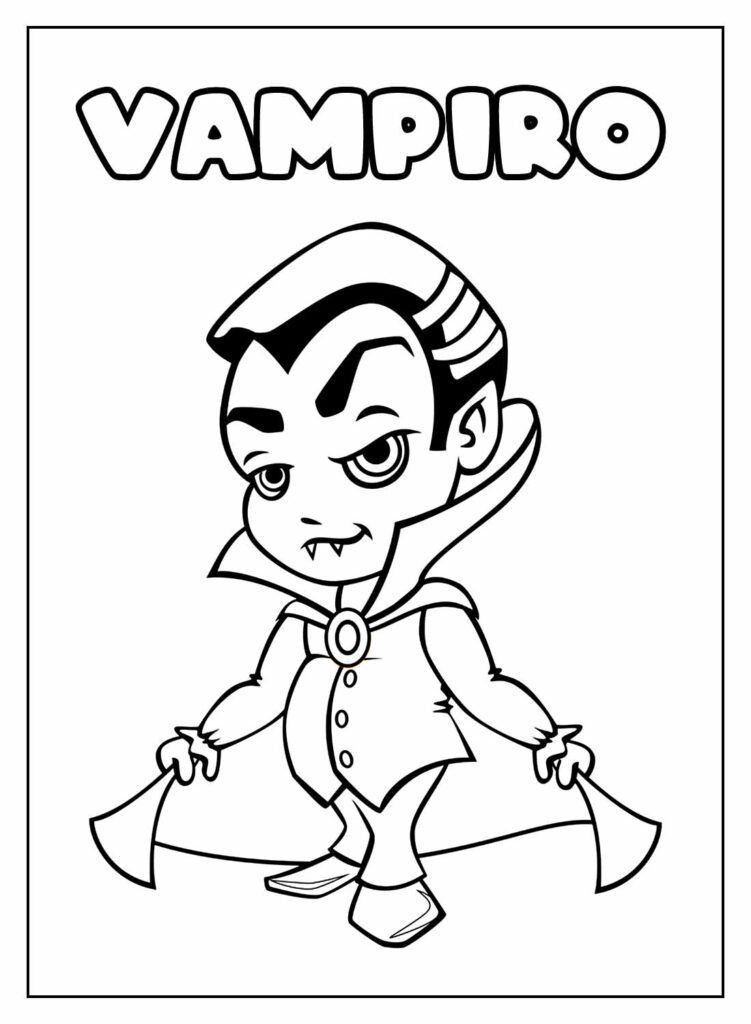 desenhos de vampiro para colorir 10