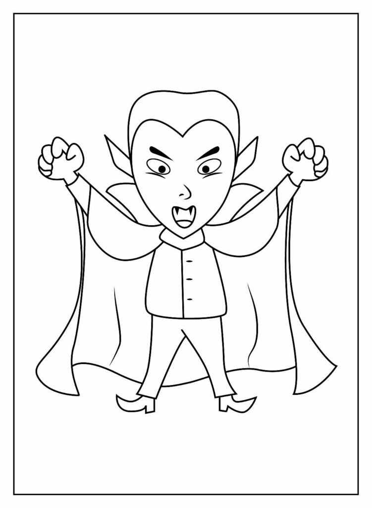 desenhos de vampiro para colorir 19