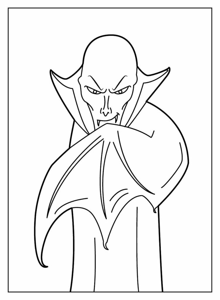 desenhos de vampiro para colorir 22