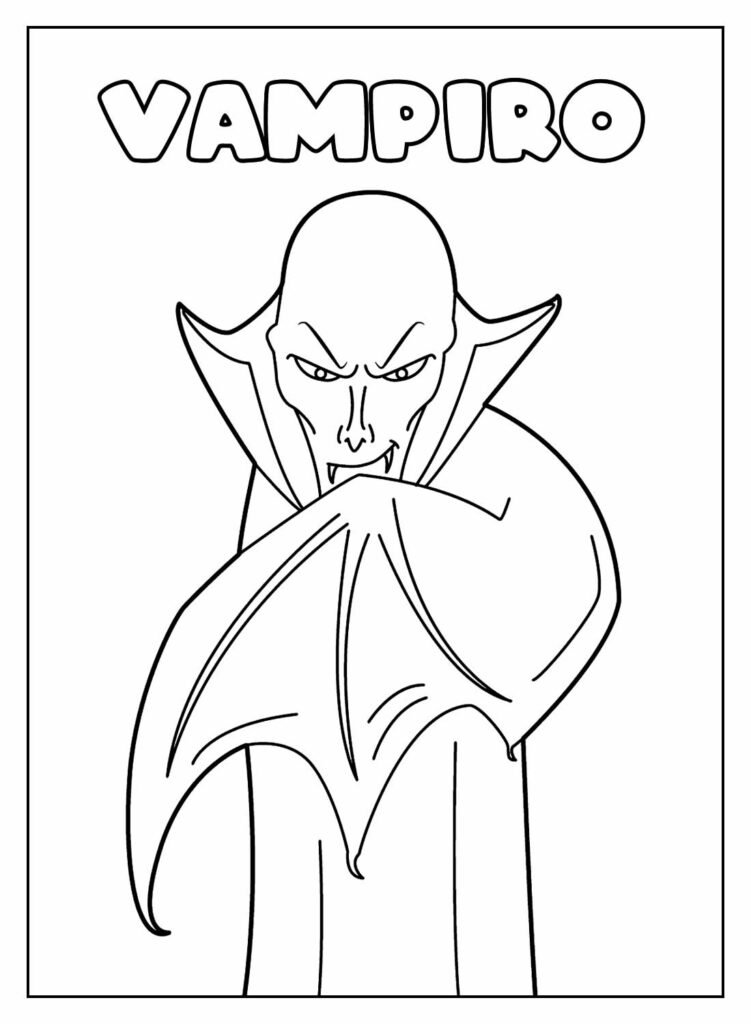 desenhos de vampiro para colorir 23