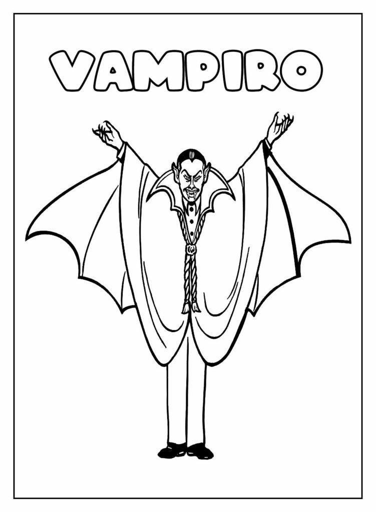 desenhos de vampiro para colorir 26