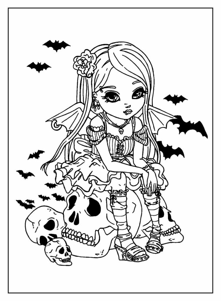 desenhos de vampiro para colorir 32