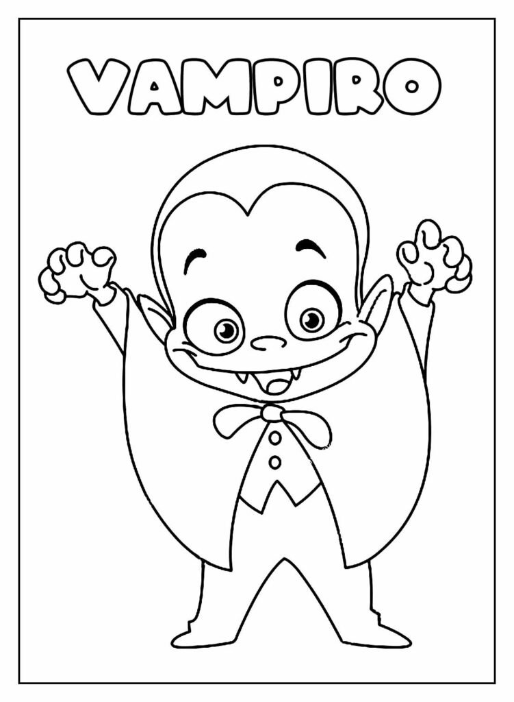 desenhos de vampiro para colorir 43