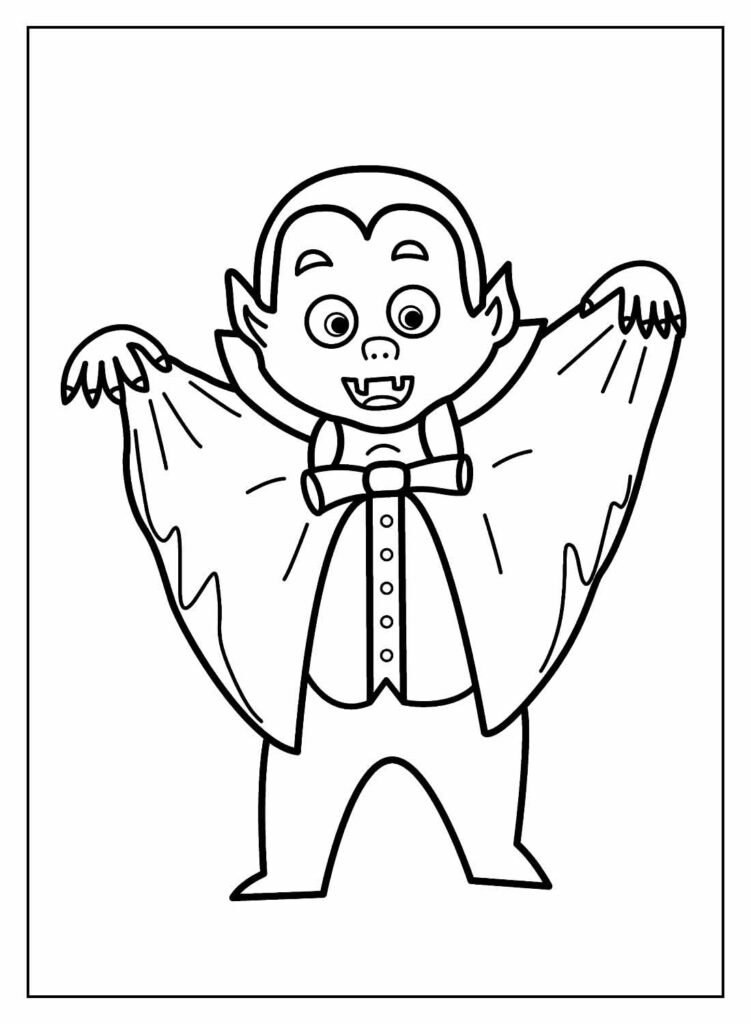 desenhos de vampiro para colorir 8