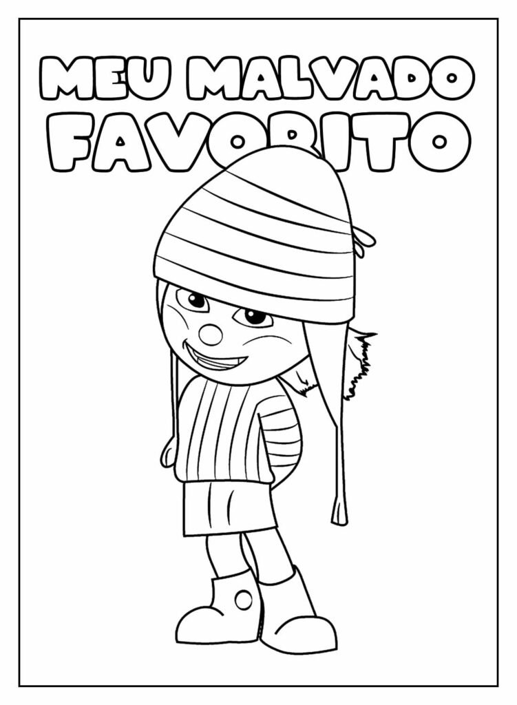 desenhos do meu malvado favorito para colorir 15