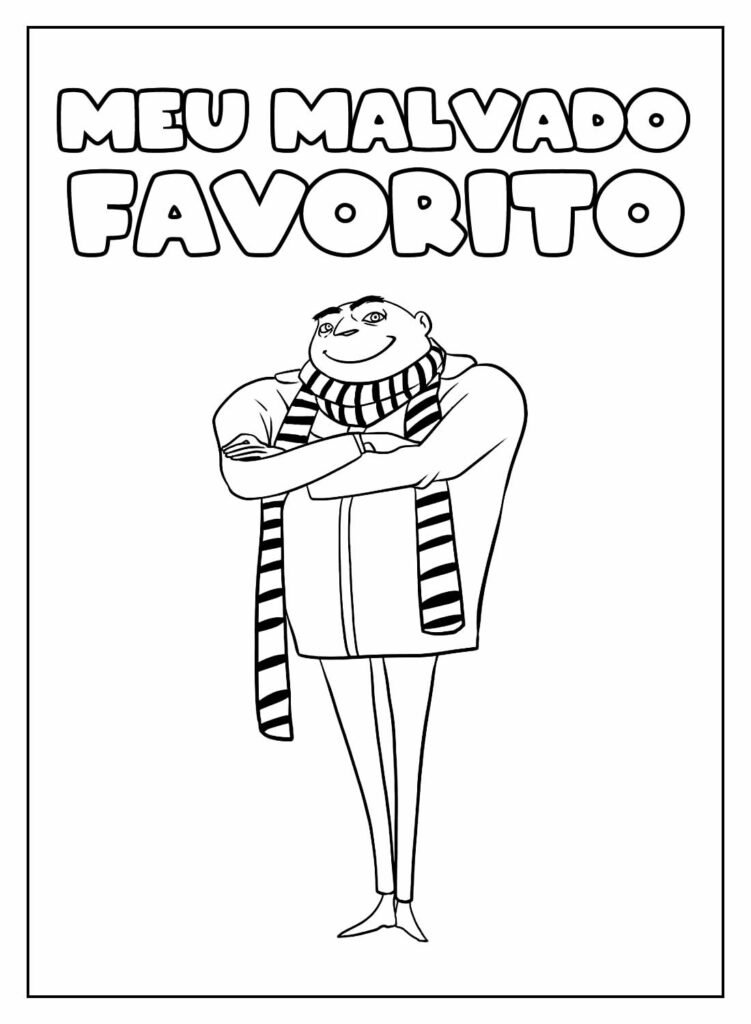 desenhos do meu malvado favorito para colorir 31