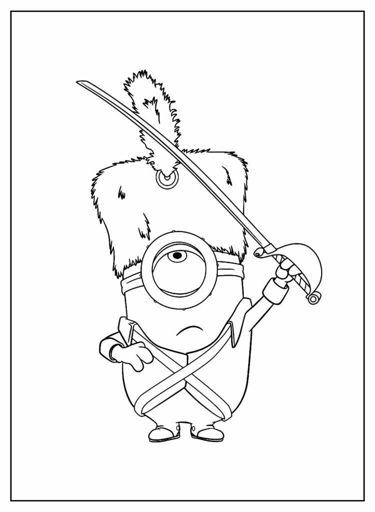 desenhos dos minions para colorir 10 1