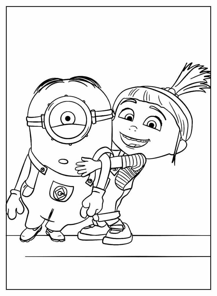 desenhos dos minions para colorir 14