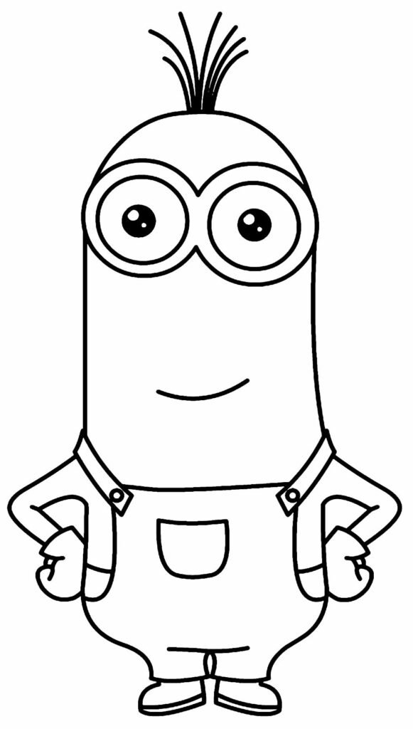 desenhos dos minions para colorir 16