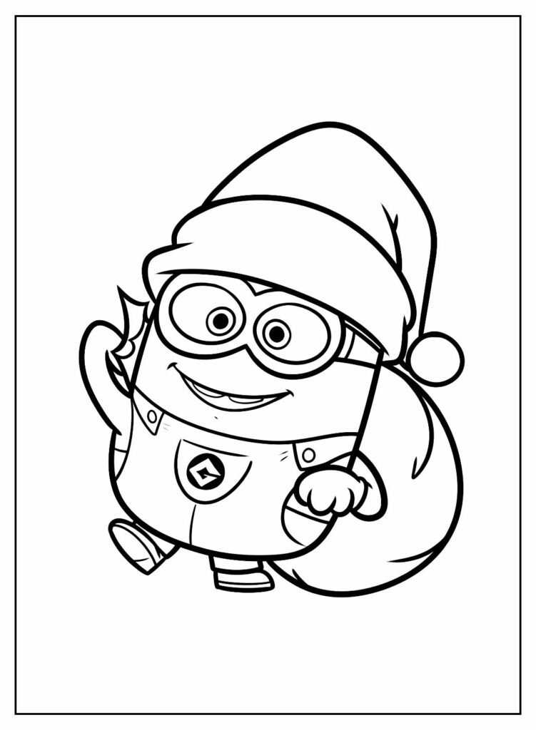 desenhos dos minions para colorir 18