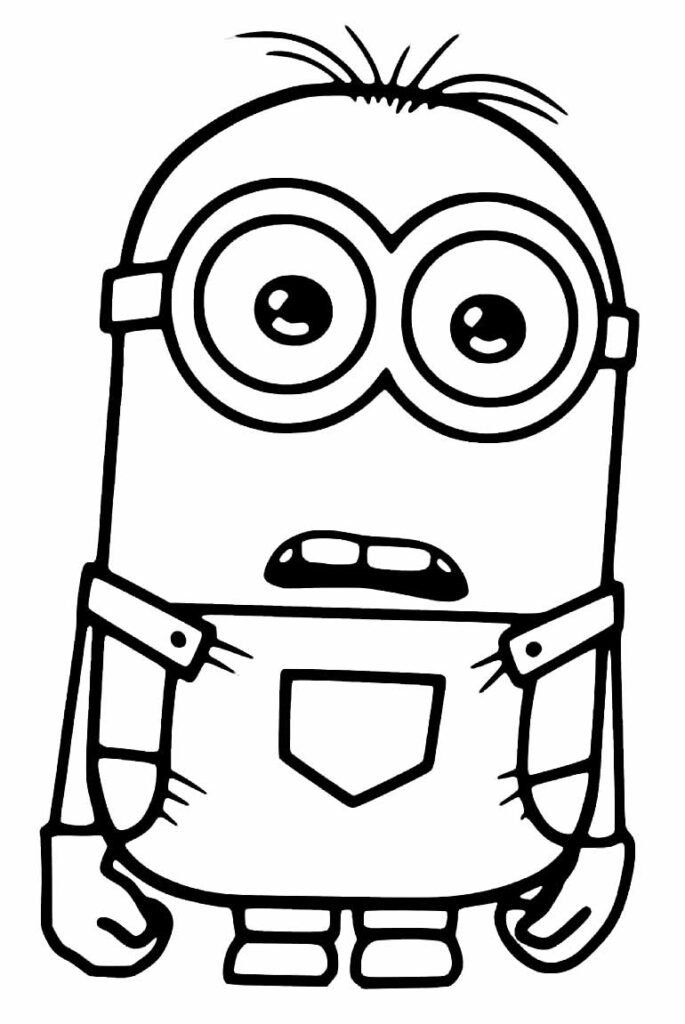 desenhos dos minions para colorir 23