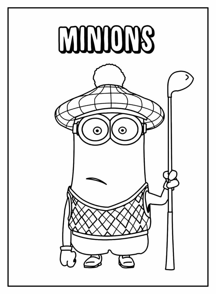 desenhos dos minions para colorir 50