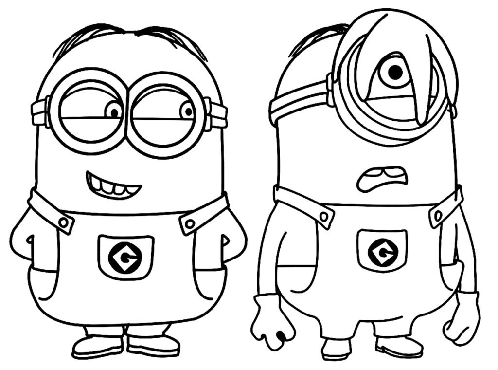 desenhos dos minions para colorir 57