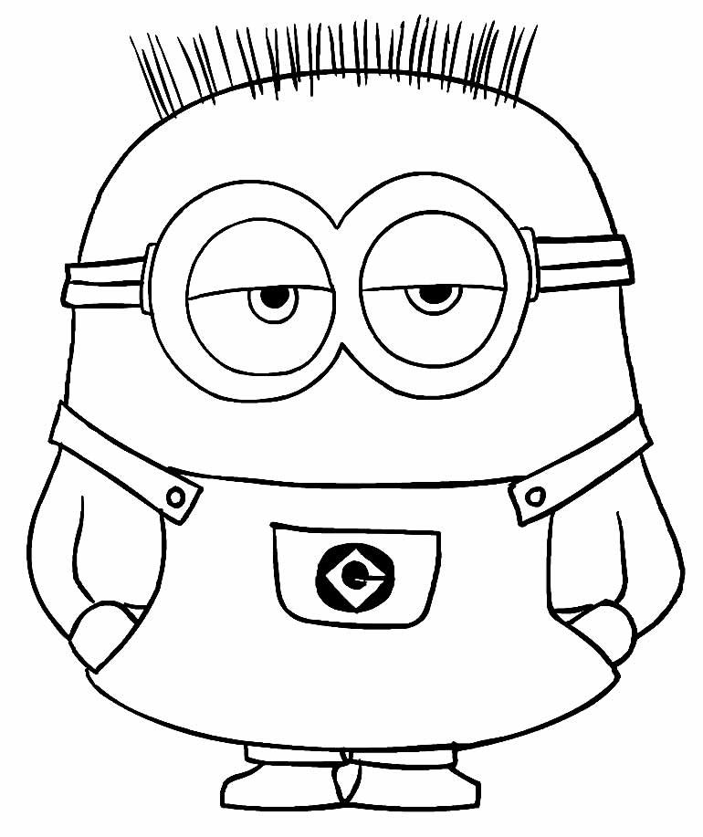 desenhos dos minions para colorir 8