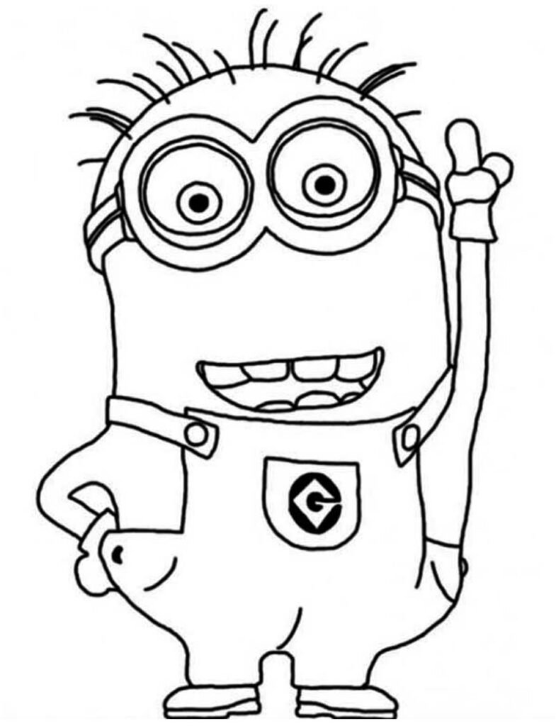 desenhos dos minions para colorir 800