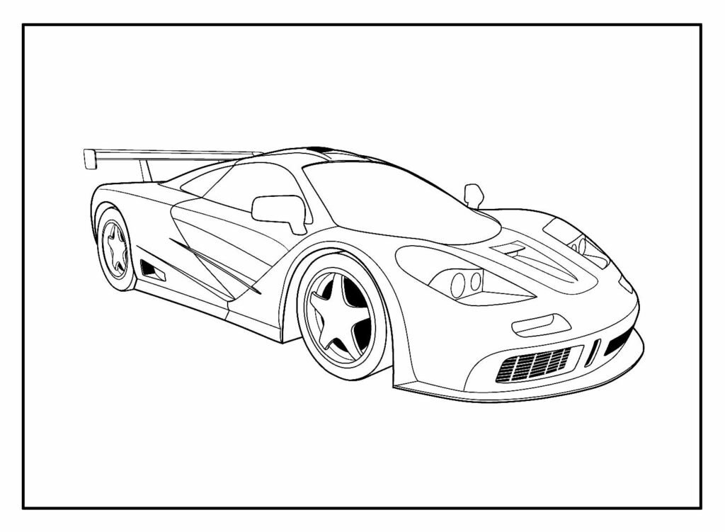 desenhos ferrari para pintar 1