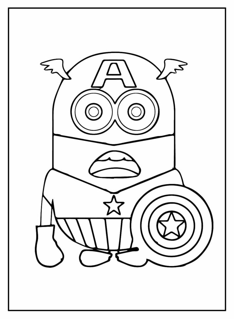 desenhos minions 6