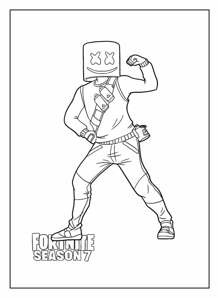 desenhos para colorir de fortnite 10