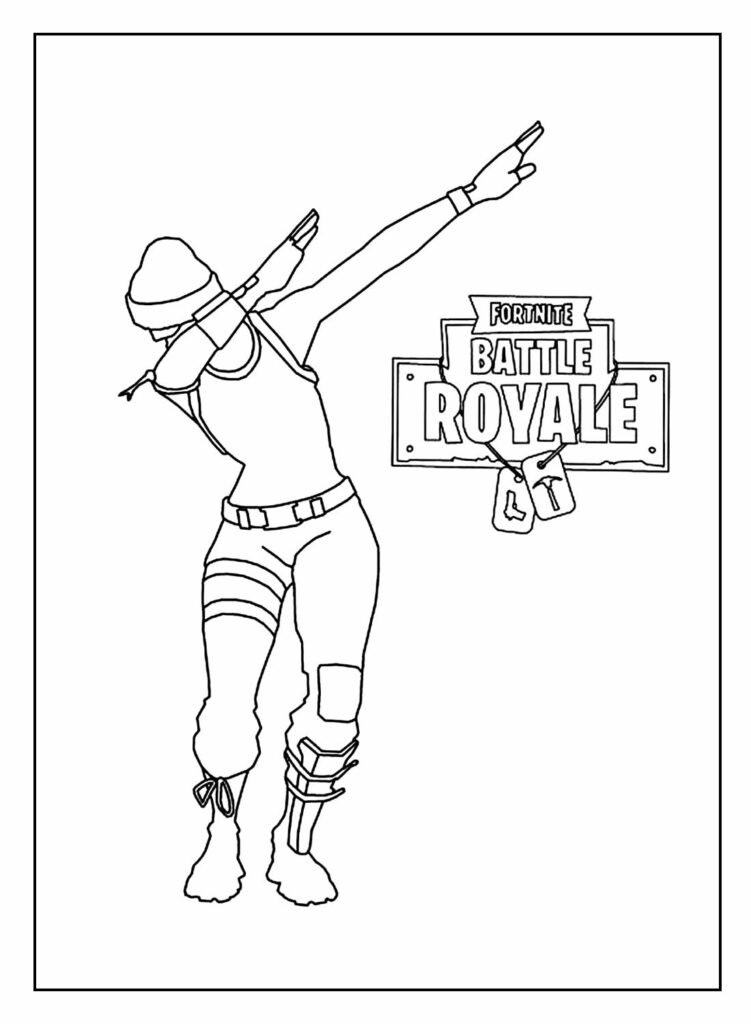 desenhos para colorir de fortnite 11