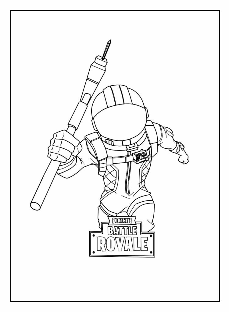 desenhos para colorir de fortnite 17