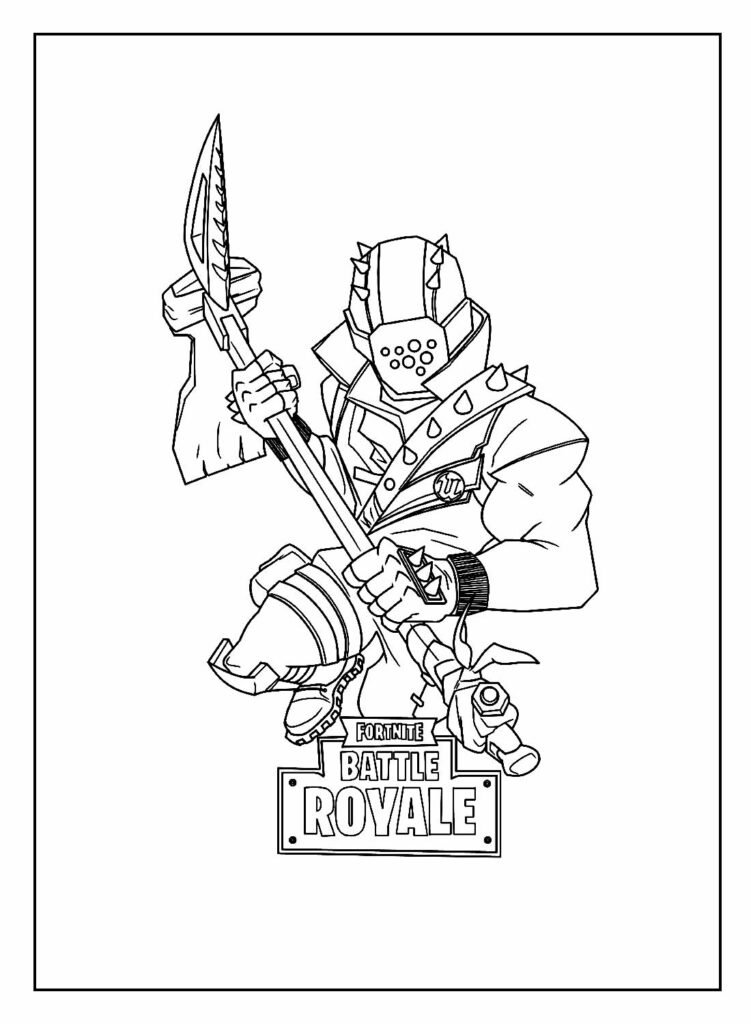 desenhos para colorir de fortnite 18