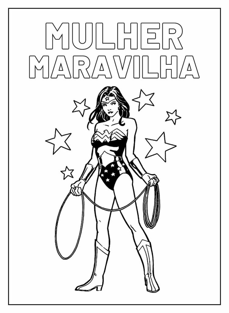 desenhos para colorir de mulher maravilha 31