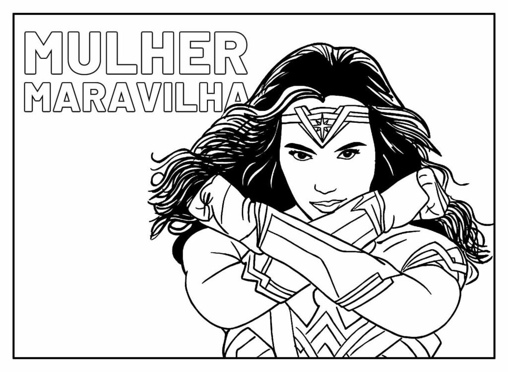 desenhos para colorir de mulher maravilha 40