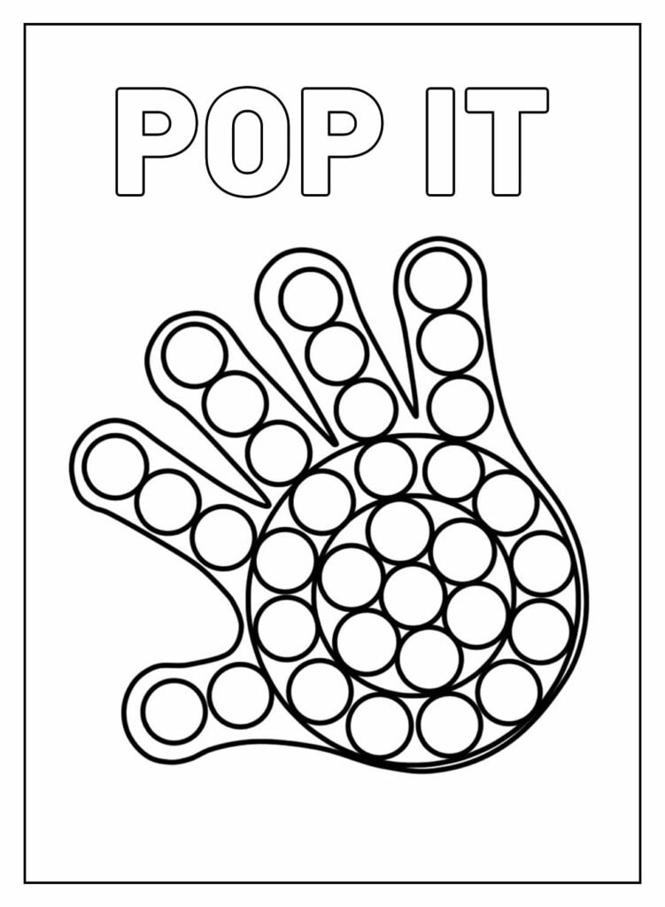 desenhos para colorir de pop it 30