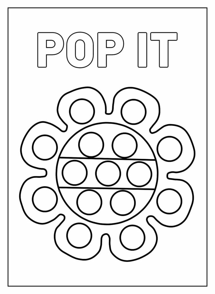 desenhos para colorir de pop it 32