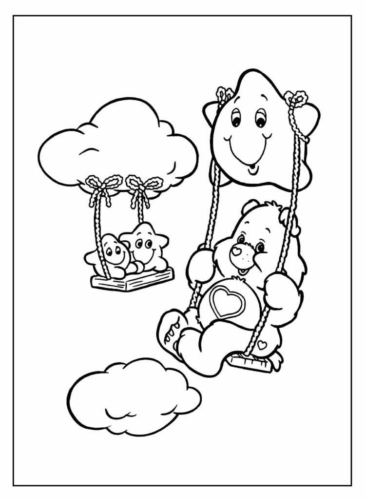 desenhos para colorir dos ursinhos carinhosos 12