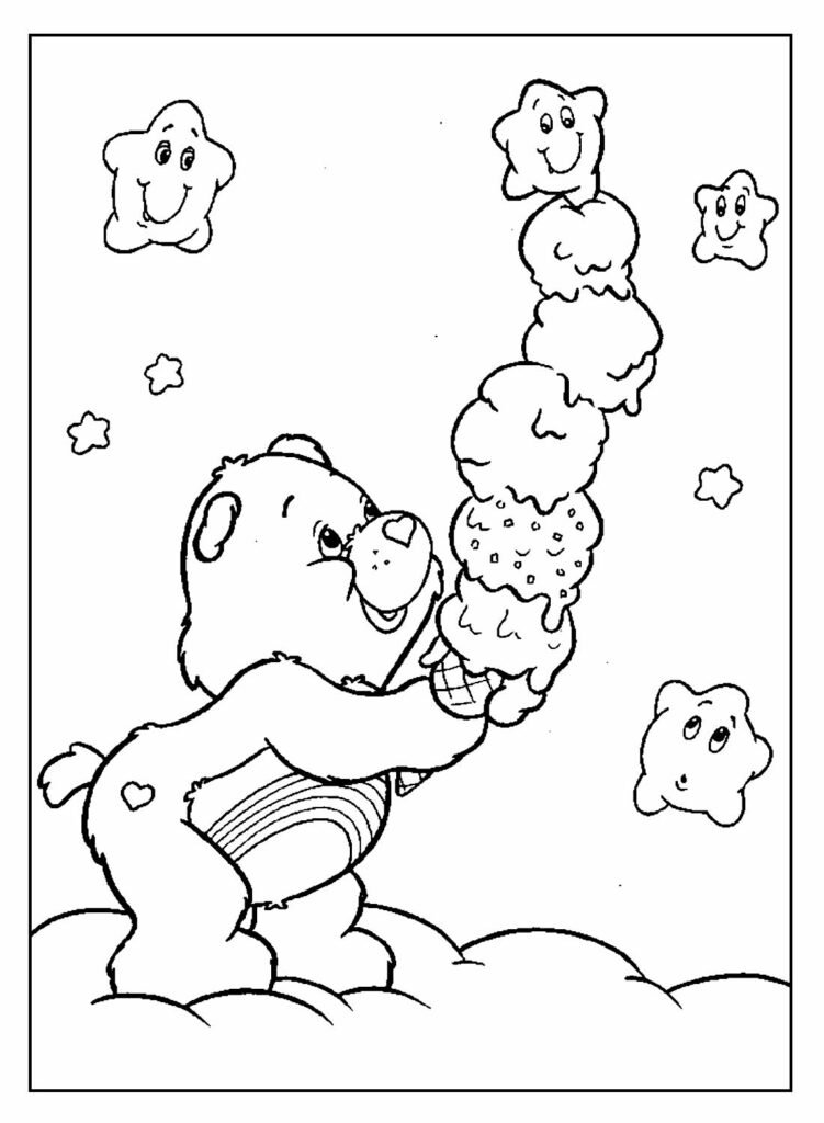 desenhos para colorir dos ursinhos carinhosos 4