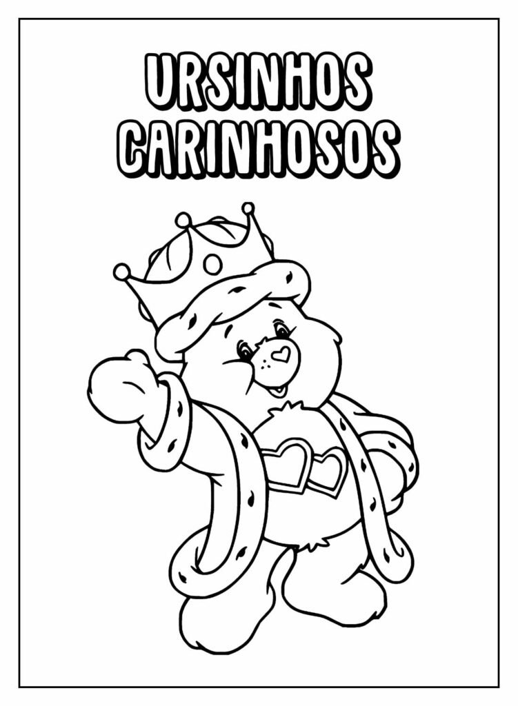 desenhos para colorir dos ursinhos carinhosos 47