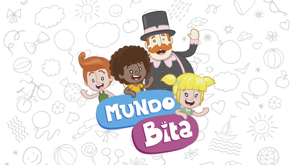 mundo bita para colorir