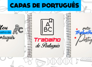 Capas Trabalho de Portugues