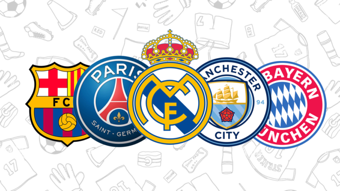 Escudos de Times de Futebol Europeu para imprimir
